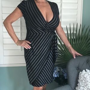 Cache Wrap Dress